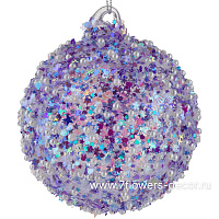 Елочная игрушка "Шар" (стекло), D10 см - фото 1