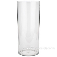 Вазон "Round" (пластик), D15xH35 см - фото 1