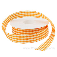 Лента декоративная "Клетка", 25 ммx20 м - фото 1