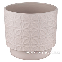 Кашпо "Clover" (керамика), D13xH12 см - фото 1