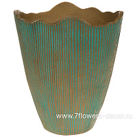 Ваза "Морской бриз" (металл), 20x16xH23 см - фото 1