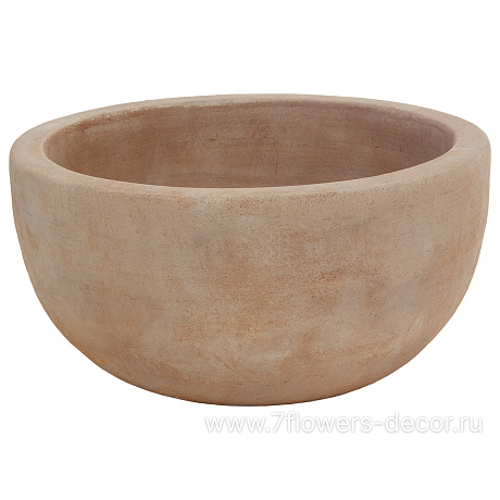 Кашпо Nobilis Marco Mterra Round, (терракота), D30хН15 см - фото 1