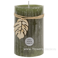 Свеча цилиндр (парафин), D7xH10 см - фото 1