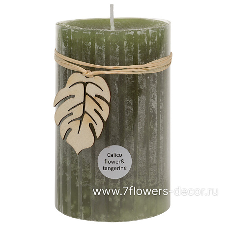 Свеча цилиндр (парафин), D7xH10 см - фото 1