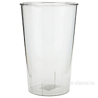 Вазон "Cone" (пластик), D16xH24 см - фото 1