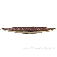 Блюдо декоративное "Enamel" (металл), 50x10,5xH3,5 см - фото 1