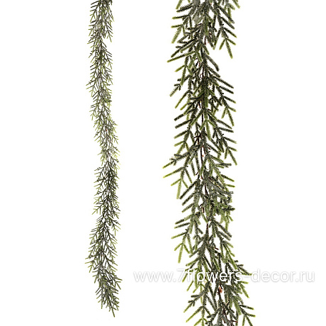 Гирлянда искусственная еловая (пластик), 190 см - фото 1