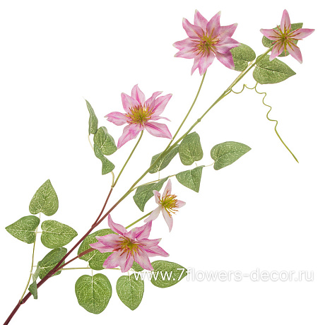 Цветок искусственный Клематис, H78 см - фото 1