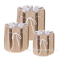 Аквабокс для цветов (пластик, картон), D17,5xH20 см, набор (3 шт) - фото 1