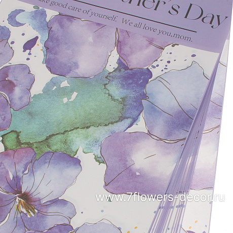 Набор дизайнерской бумаги Happy Mothers Day, 30x50 см (20шт) - фото 1