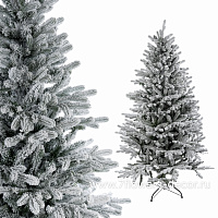 Ель искусственная заснеженная "Орловская" (ПВХ,ПЭ), D128xH200 см - фото 1