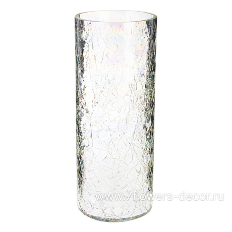 Ваза Аттикус-1539 Кракле (стекло), D12xH30 см - фото 1