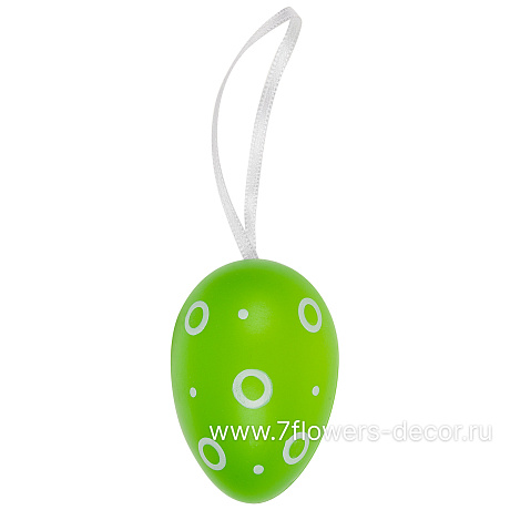 Яйцо декоративное (пластик), Н6 см, набор (6 шт) - фото 5