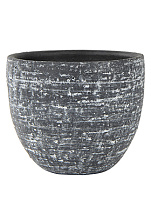 Кашпо Indoor Pottery Pot Karlijn Anthracite (per 2 pcs.), D22xН20см - фото 1