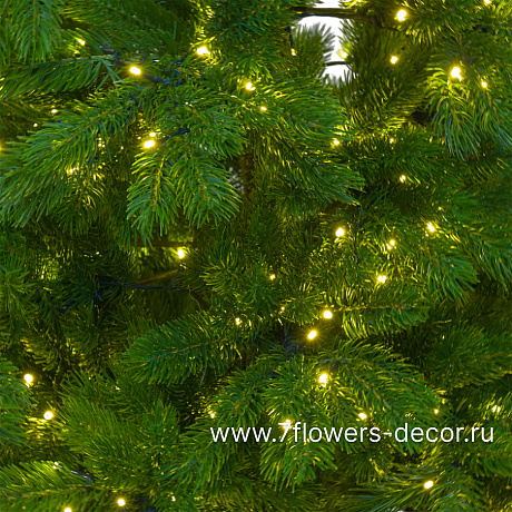 Ель искусственная с лампочками Монблан (ПЭ), D153xH210 см - фото 4