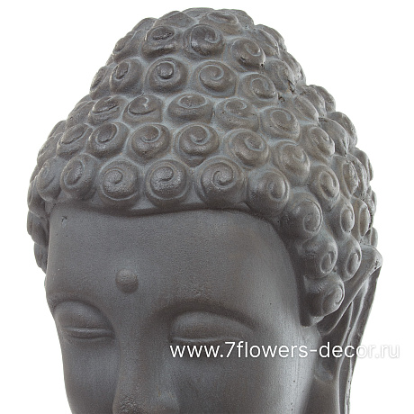 Фигура Nobilis Marco Plain antique grey Buddha, 55х36хH68 см - фото 2
