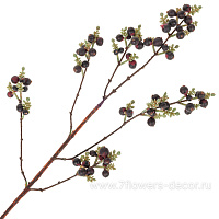 Ветка искусственная с ягодами, H75 см - фото 1