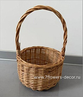 Корзина плетеная (ива), D17xH12/30 см