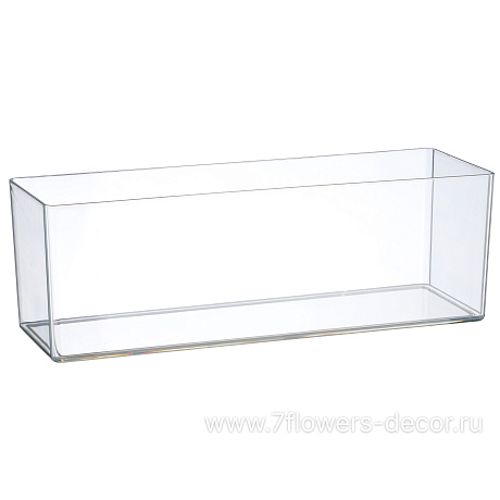 Кашпо Classic square (пластик), 30x10xH10 см - фото 1