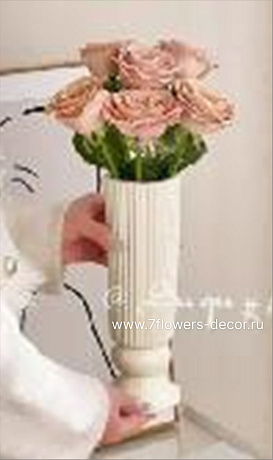 Ваза Column (керамика), D8xH24,5 см - фото 1