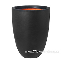 Ваза Capi Tutch NL Vase Elegance Low Black CP-69 - фото 1