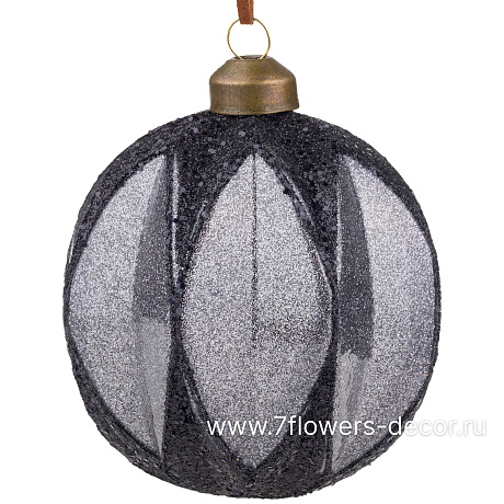 Елочная игрушка Шар (стекло), D8 см - фото 1