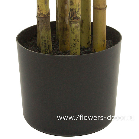 Растение искусственное Бамбук в кашпо, 1215 листьев, H150 см - фото 2