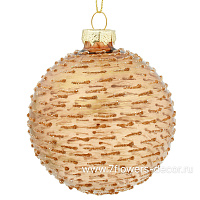 Елочная игрушка "Шар" (стекло), D8 см - фото 1