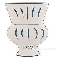Ваза "Санторини" (керамика), 21x6xH26 см - фото 1