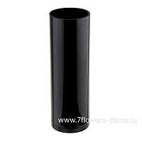 Ваза "Black" (стекло), D10xH30 см - фото 1