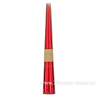 Свеча конус (воск), H35 см, набор (2 шт) - фото 1