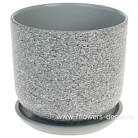 Горшок "Цилиндр" (керамика), D18xH15,5 см - фото 1