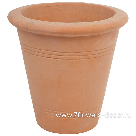 Кашпо Nobilis Marco Terra Cone, (терракота), D24хН24 см - фото 1