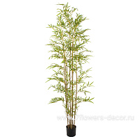 Растение искусственное "Бамбук" в кашпо, H210 см - фото 1