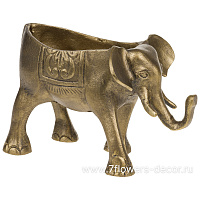 Фигурка "Слон" (металл), 13х23хH14 см - фото 1