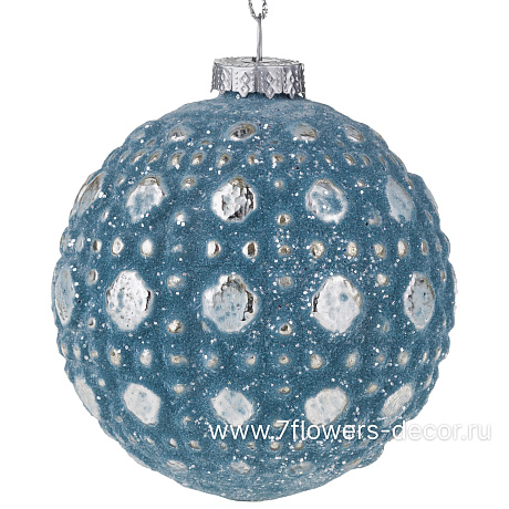 Елочная игрушка Шар (стекло), D8 см - фото 1