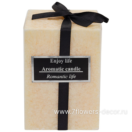 Свеча квадрат (парафин), 7x7xH10 см - фото 1