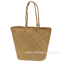 Корзина плетеная (трава), 44хН32см - фото 1