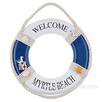 Фигурка "Спасательный круг" (дерево), D30 см, в асс. - фото 1