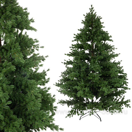 Ель искусственная Таежная (ПЭ), D198xH240 см - фото 1