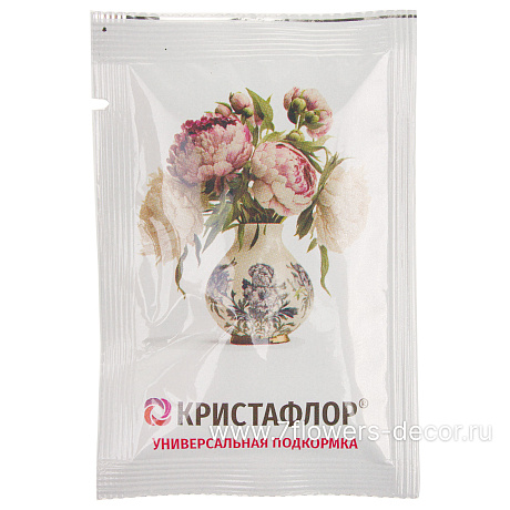 Подкормка для развития срезанных цветов универсальная, 10 г/1 л, набор (1000 шт), Кристафлор - фото 3