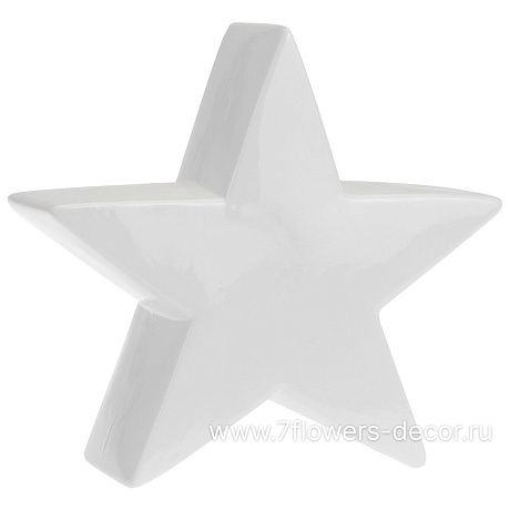 Фигурка декоративная Звезда (керамика), 19х6хН18 см - фото 1