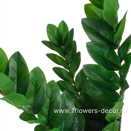 Растение искусственное Замиокулькас в кашпо, 6 веток, 98 листьев, H68 см - фото 3