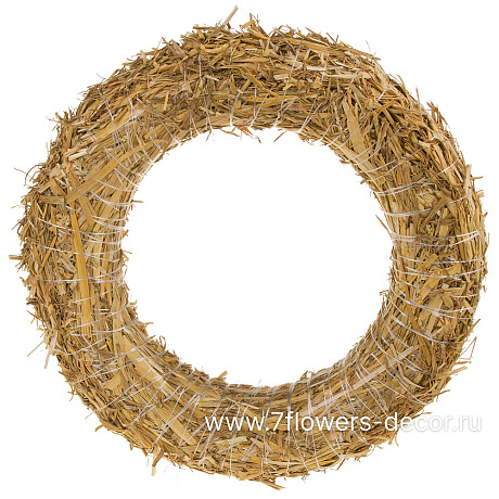 Венок (солома), D40 см - фото 1