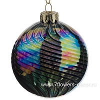 Елочная игрушка "Шар" (стекло), D8 см - фото 1