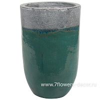 Кашпо Nobilis Marco "Green pine Vase" (керамика), D50хН75 см - фото 1