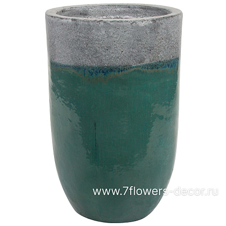 Кашпо Nobilis Marco Green pine Vase (керамика), D50хН75 см - фото 1
