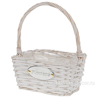 Корзина плетеная (ива), 24x17xH12/30 см - фото 1