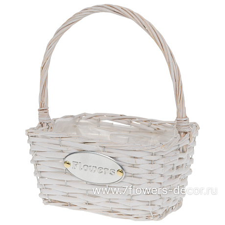 Корзина плетеная (ива), 24x17xH12/30 см - фото 1