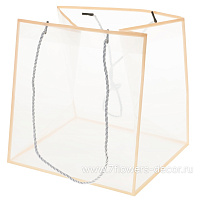 Набор сумок прозрачных с окантовкой (пластик), 25x22xH25 см (10шт) - фото 1